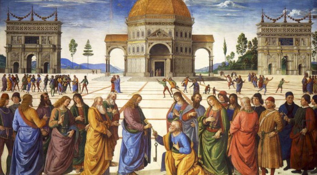 La consegna delle chiavi di Perugino ai Musei Vaticani