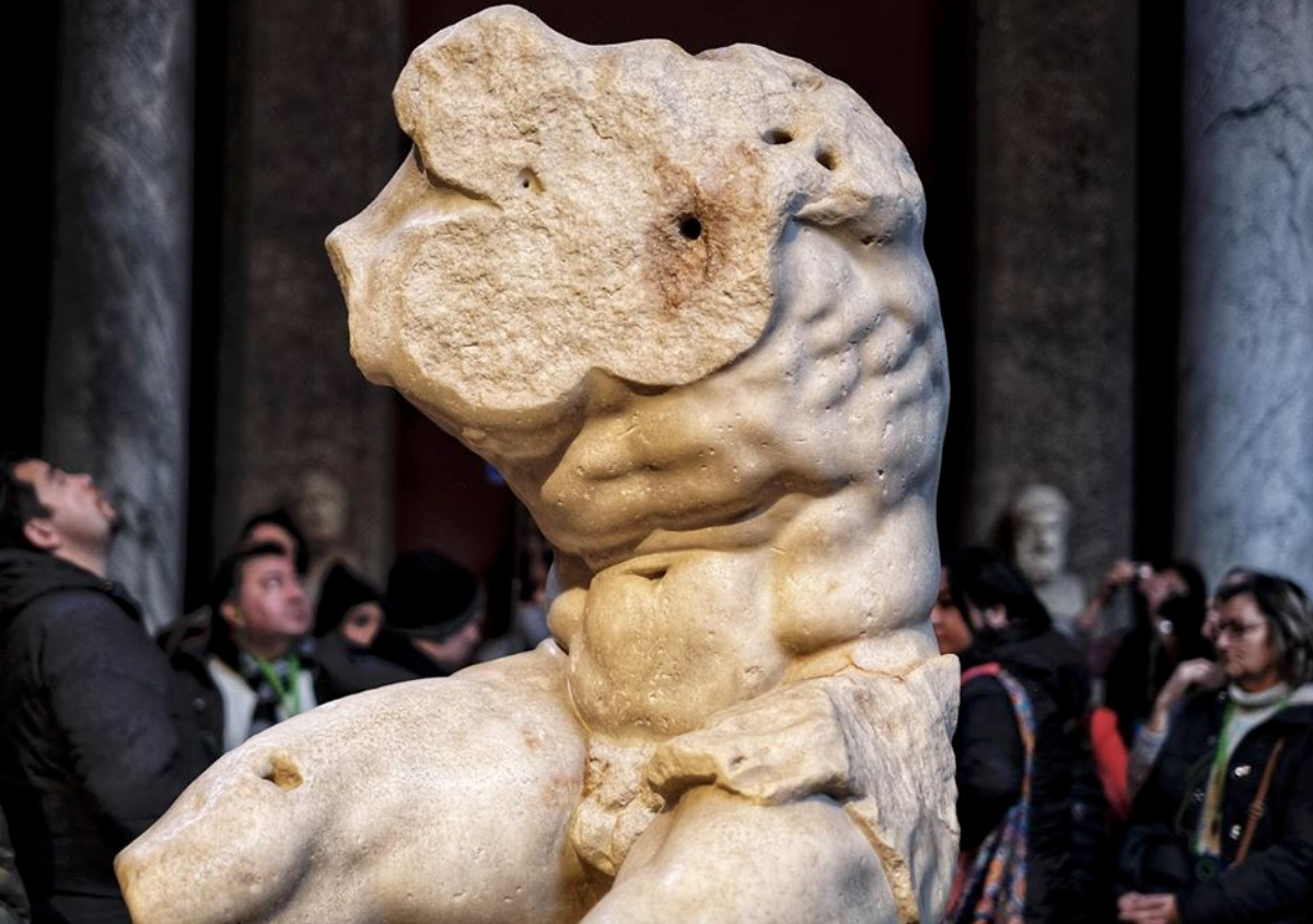 Torso del Belvedere - photo by @osvaldo_arpaia